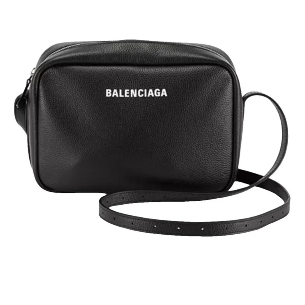 Balenciaga Black Leather Shoulder Bag - Picture 2 of 3